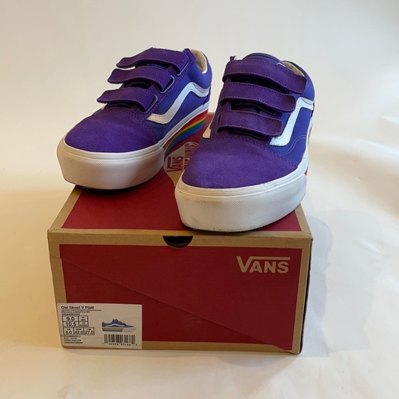 rainbow old skool v platform